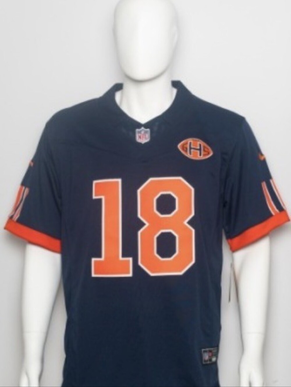 NWT Men's Nike #18 Caleb Williams Chicago Bears NFL Alternate Jersey